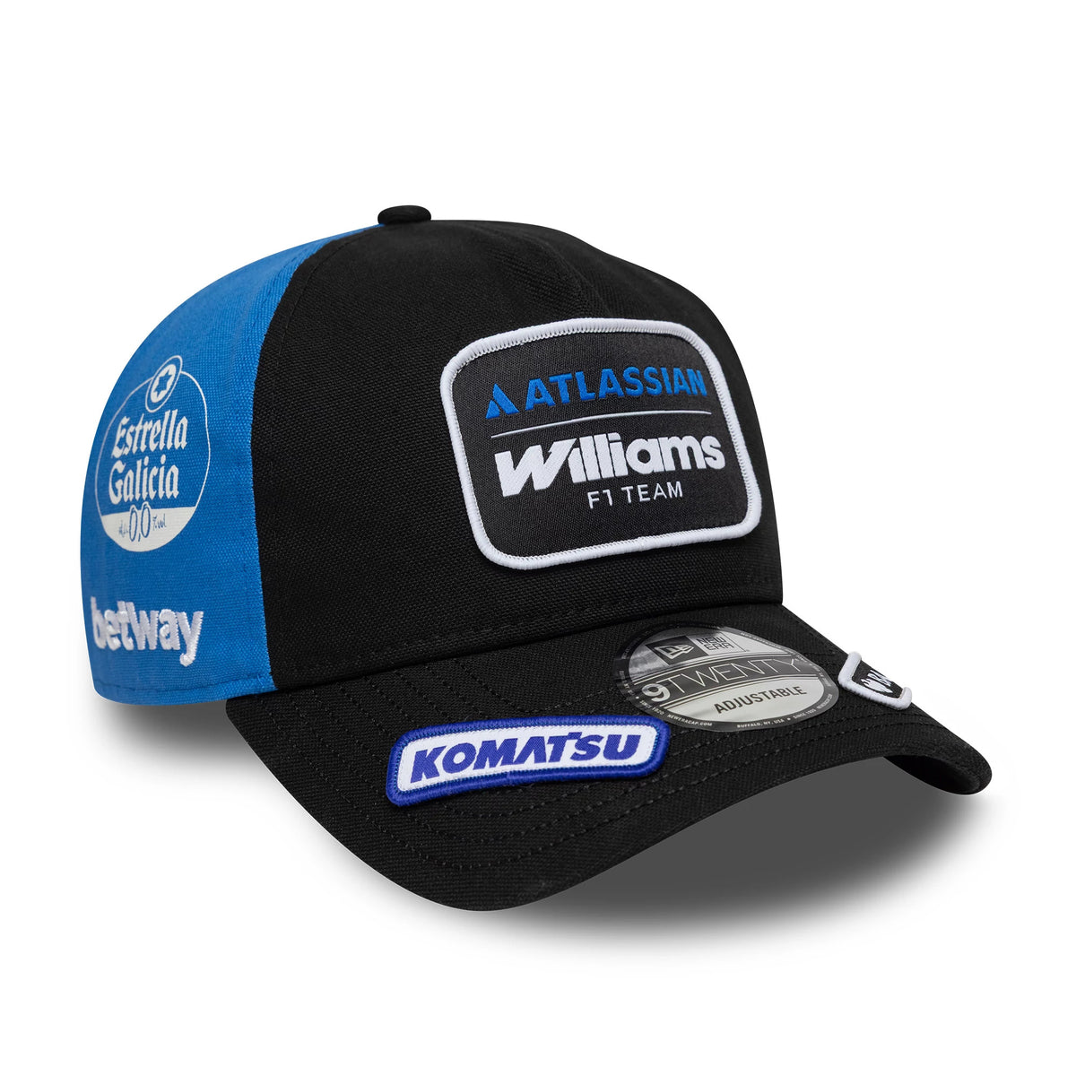 Pictured is this Williams Carlos Sainz Vegas Race Special 9TWENTY A-Frame cap in black. 4