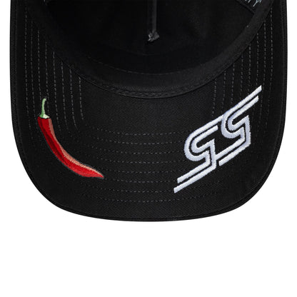 Pictured is this Williams Carlos Sainz Vegas Race Special 9TWENTY A-Frame cap in black. 2