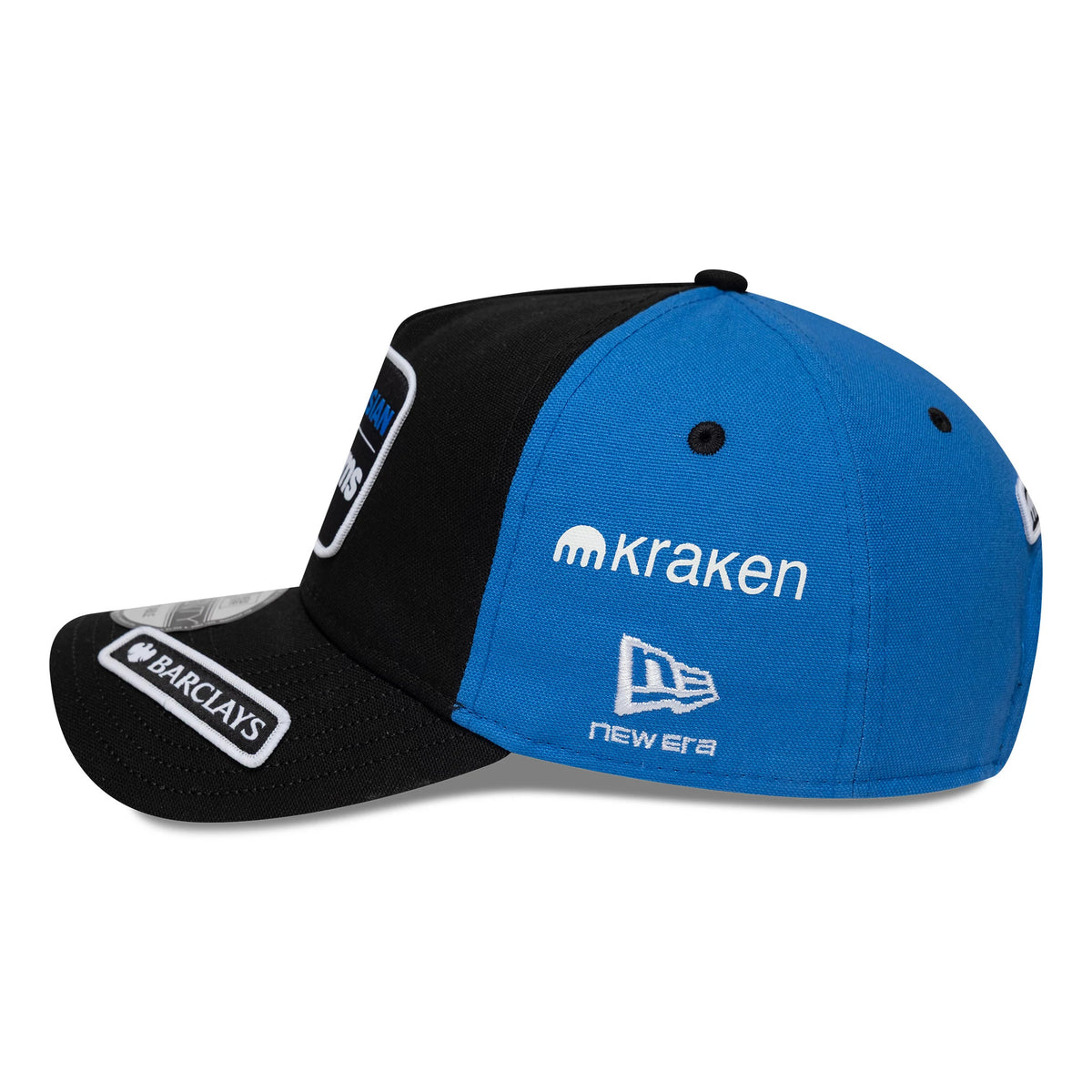 Pictured is this Williams Carlos Sainz Vegas Race Special 9TWENTY A-Frame cap in black. 7