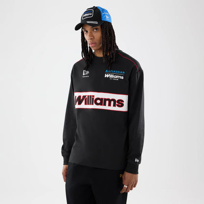 The model is wearing this Williams Vegas Race Special Long Sleeve T-Shirt in black. 7