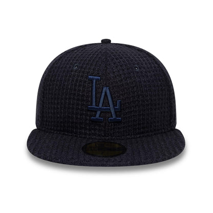 Pictured is this MLB Knitted LA Dodgers 59FIFTY Fitted cap in black. 2