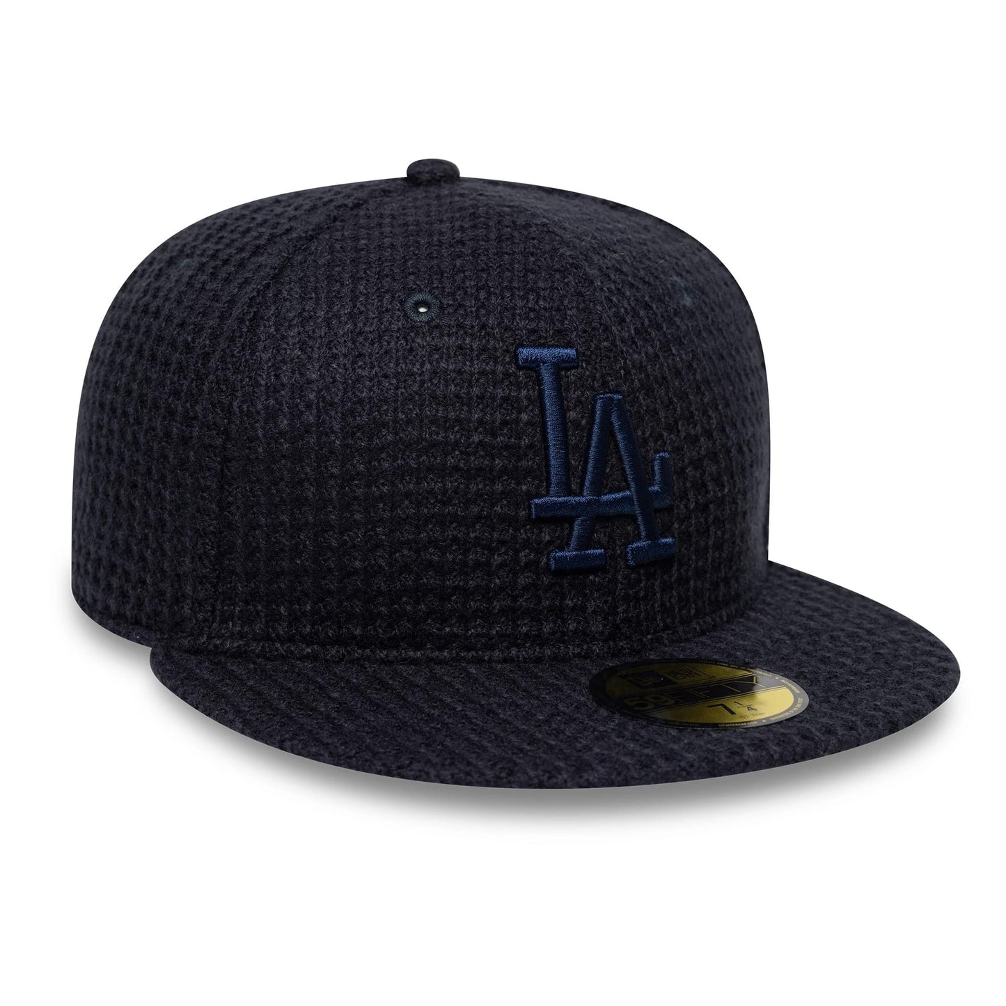 Pictured is this MLB Knitted LA Dodgers 59FIFTY Fitted cap in black. 3