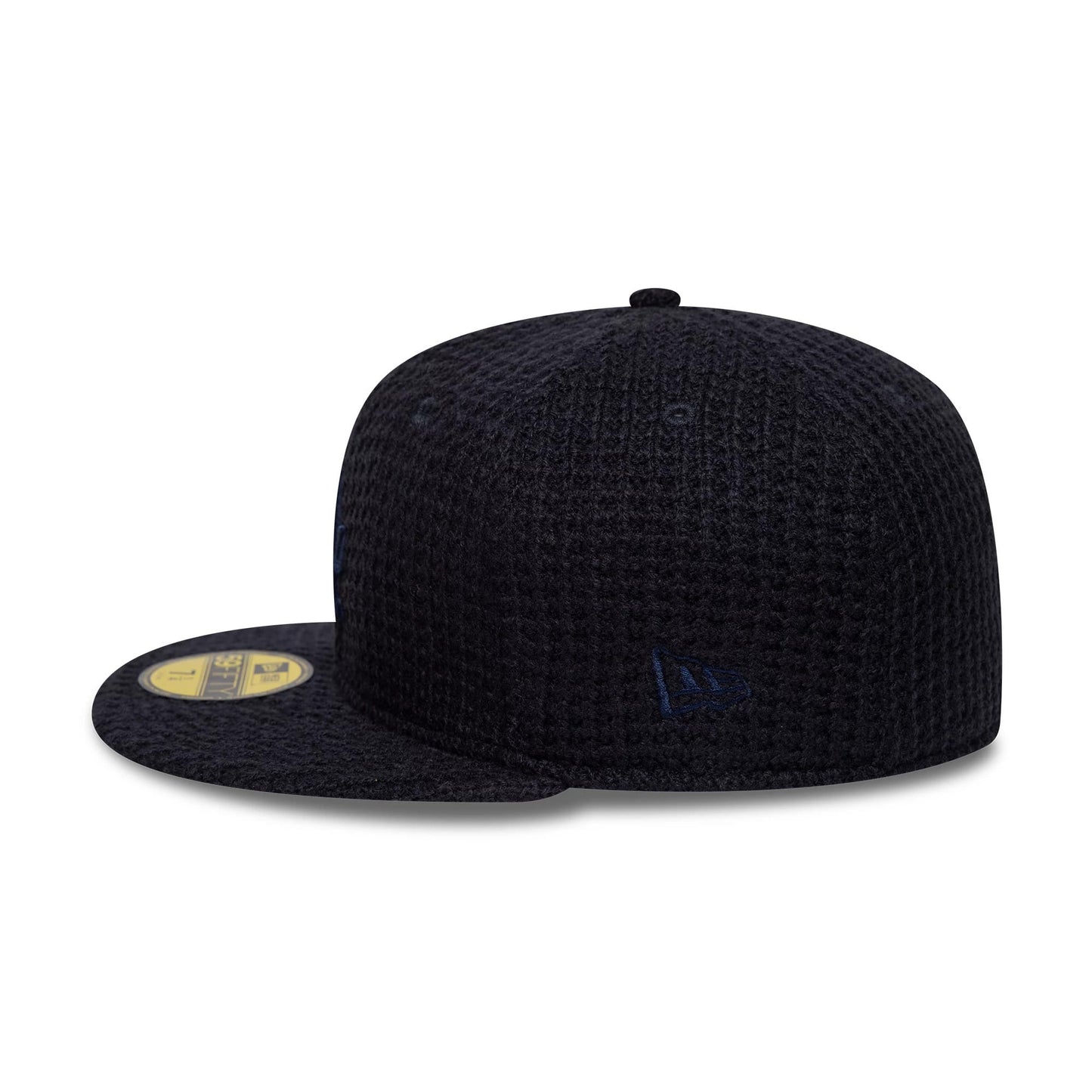 Pictured is this MLB Knitted LA Dodgers 59FIFTY Fitted cap in black. 5