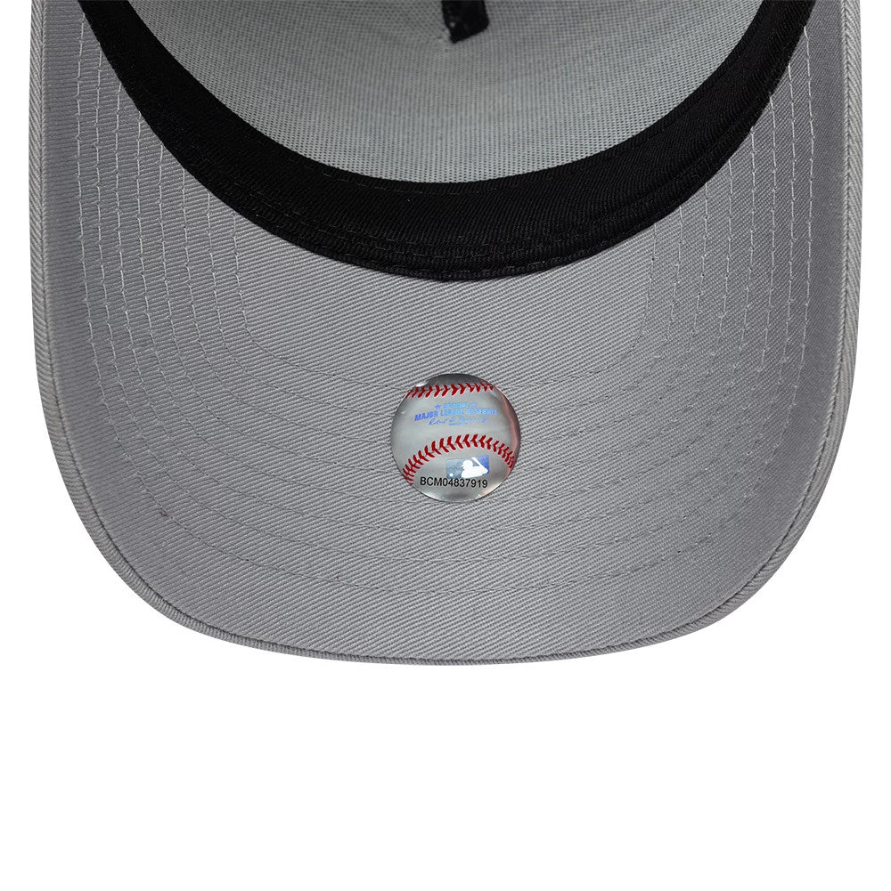 Pictured is this MLB League Essential Athletics 9FORTY E-Frame cap in grey. 7