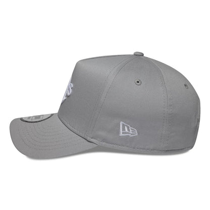 Pictured is this MLB League Essential Athletics 9FORTY E-Frame cap in grey. 4