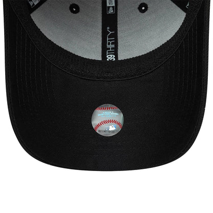 Pictured is this MLB Detroit Tigers 39THIRTY Downflap Stretch Fit cap in black. 7