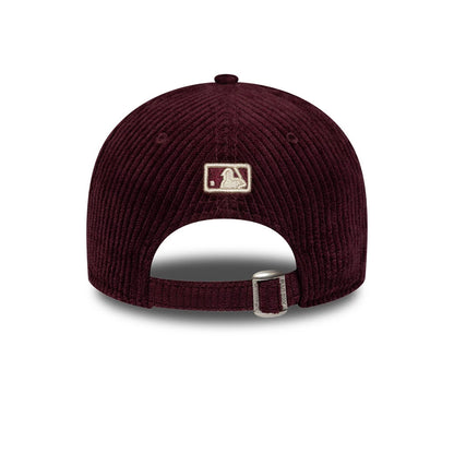 Pictured is this Womens MLB Chunky Cord Athletics 9FORTY M-Crown cap in dark purple. 4