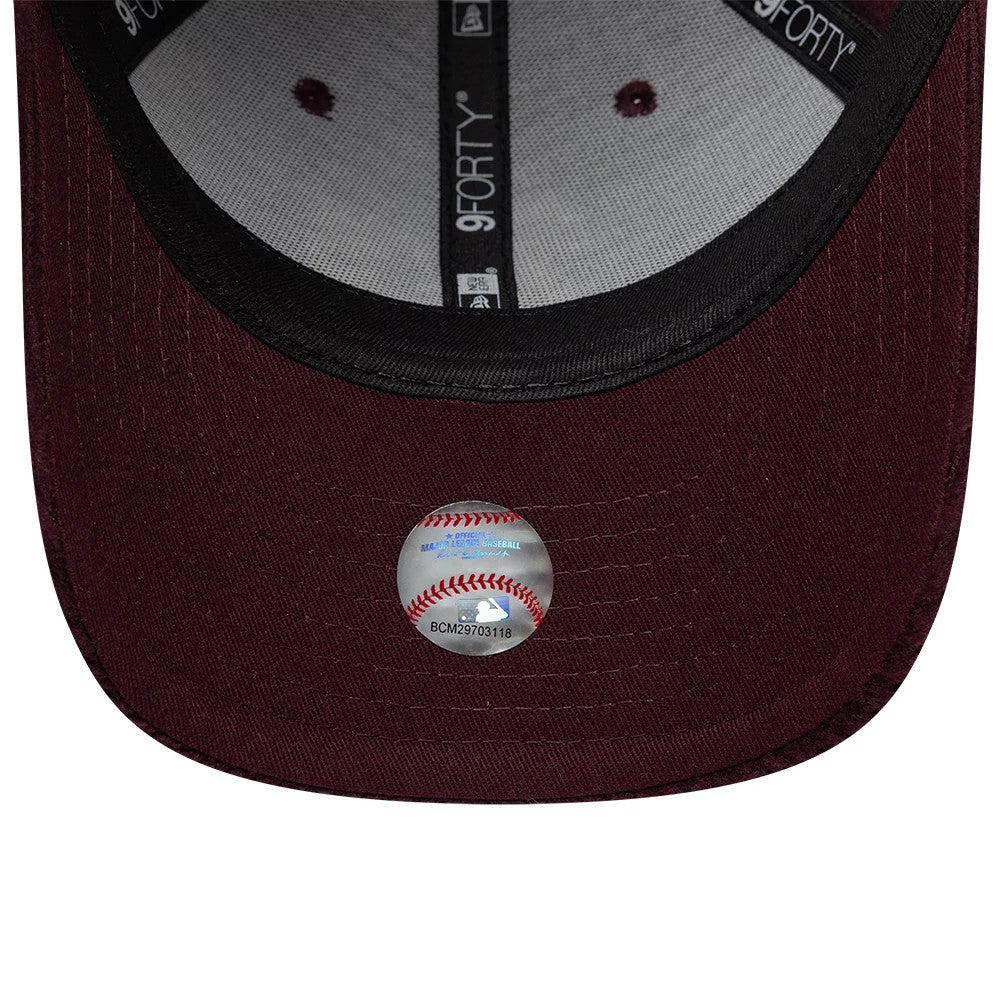 Pictured is this Womens MLB Chunky Cord Athletics 9FORTY M-Crown cap in dark purple. 7