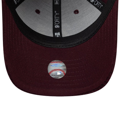 Pictured is this Womens MLB Chunky Cord Athletics 9FORTY M-Crown cap in dark purple. 7
