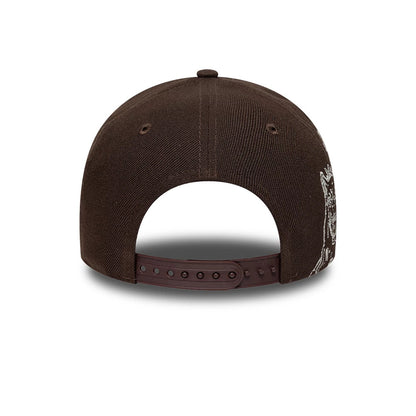 Pictured is this MLB Mythical Icon San Diego Padres 9FORTY E-Frame cap in dark brown. 6