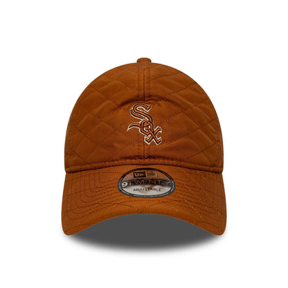 Pictured is this MLB Padded Outline Chicago White Sox 9TWENTY cap in brown. 2