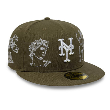 Pictured is this MLB Mythical New York Mets 59FIFTY Fitted cap in green. 3