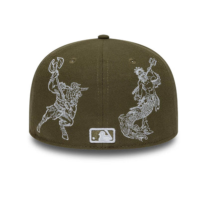 Pictured is this MLB Mythical New York Mets 59FIFTY Fitted cap in green. 6