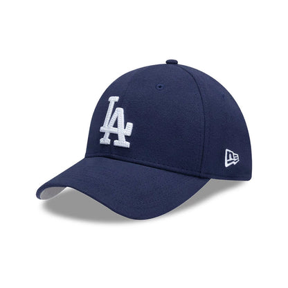 Pictured is this MLB Melton LA Dodgers 39THIRTY Stretch Fit cap in navy. 3