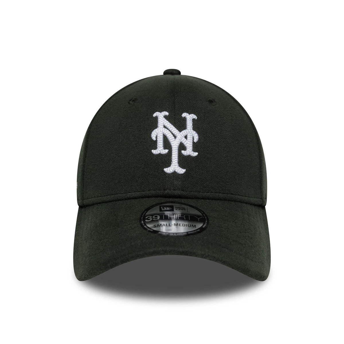 Pictured is this MLB Melton New York Mets 39THIRTY Stretch Fit cap in dark green. 3