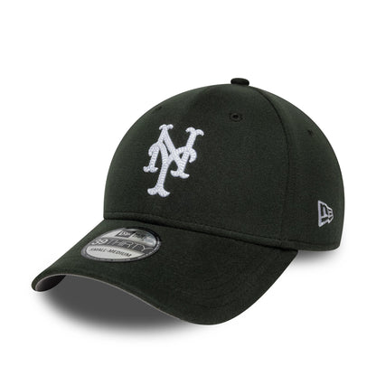 Pictured is this MLB Melton New York Mets 39THIRTY Stretch Fit cap in dark green. 4