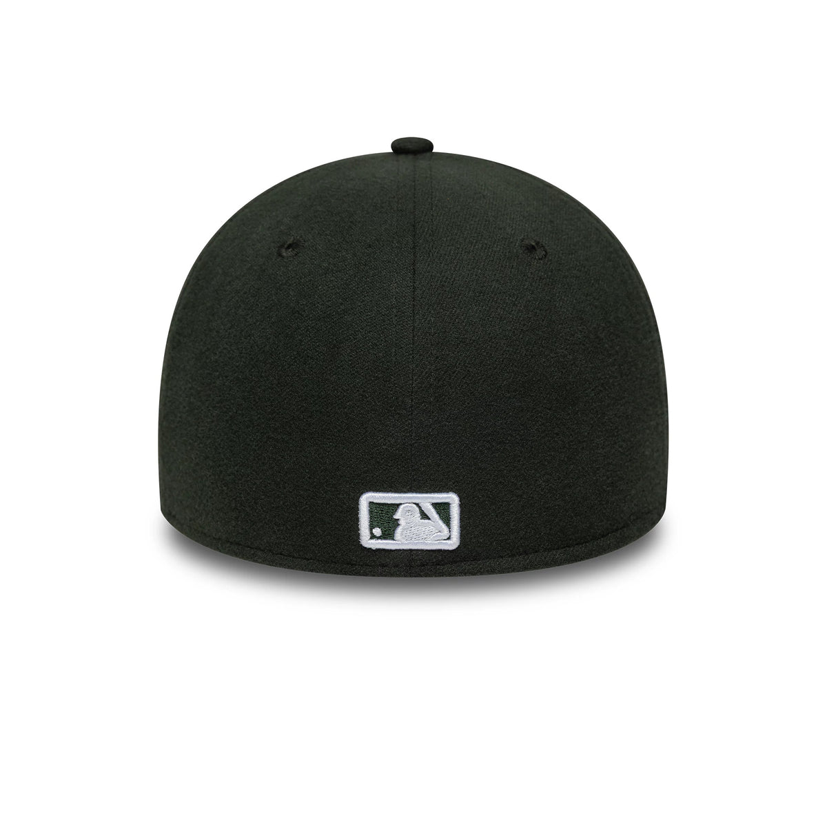 Pictured is this MLB Melton New York Mets 39THIRTY Stretch Fit cap in dark green. 7