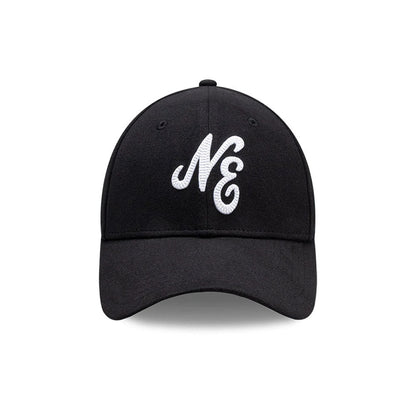 Pictured is this New Era Melton 39THIRTY Stretch Fit cap in black. 2