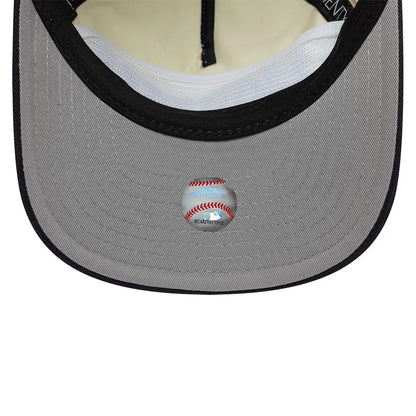 Pictured is this MLB Script New York Yankees 19TWENTY cap in cream & navy. 2