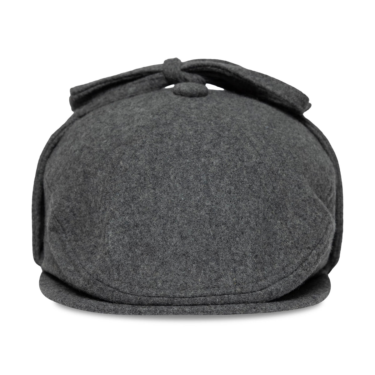 Pictured is this MLB Wool LA Dodgers Downflap Driver cap in grey. 3