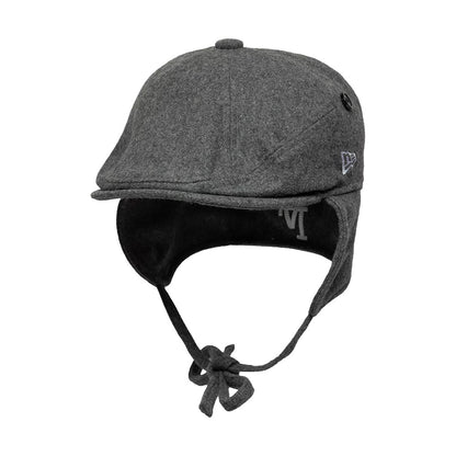 Pictured is this MLB Wool LA Dodgers Downflap Driver cap in grey. 2