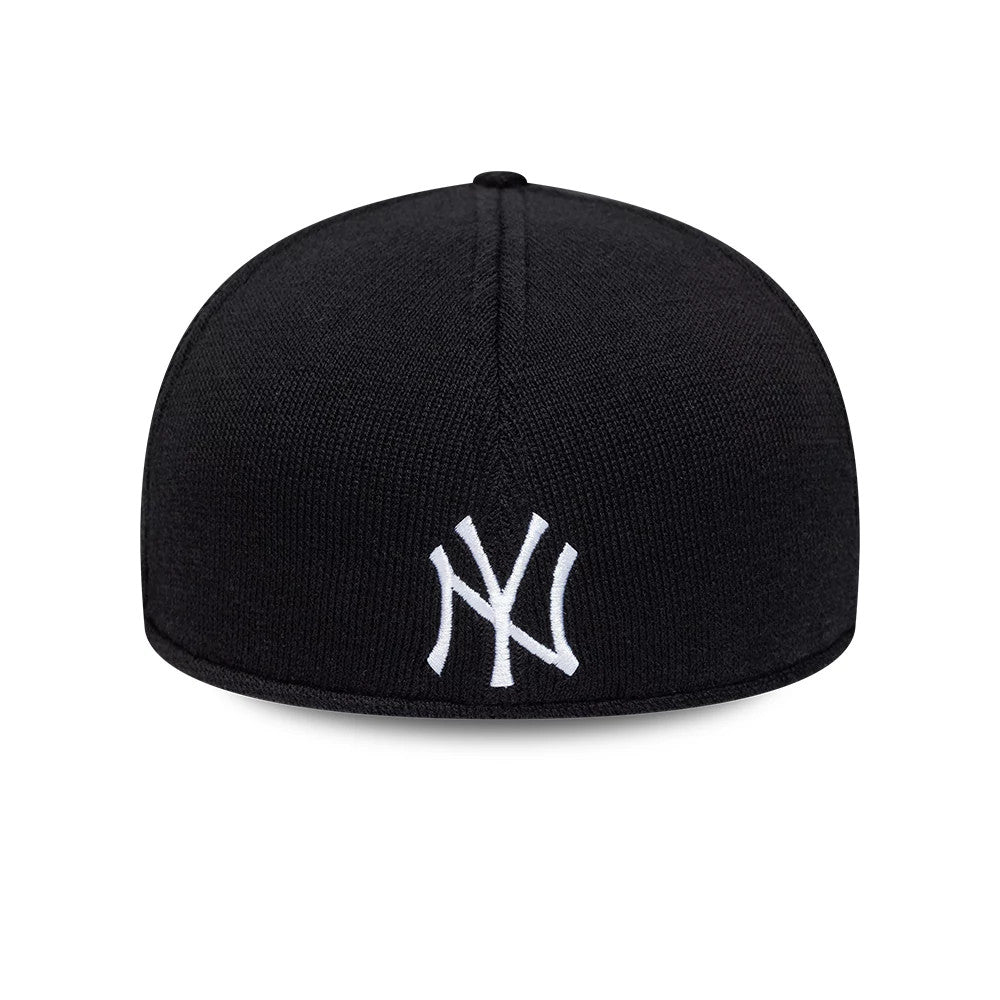 Pictured is this MLB Knitted New York Yankees Duckbill cap in black. 2
