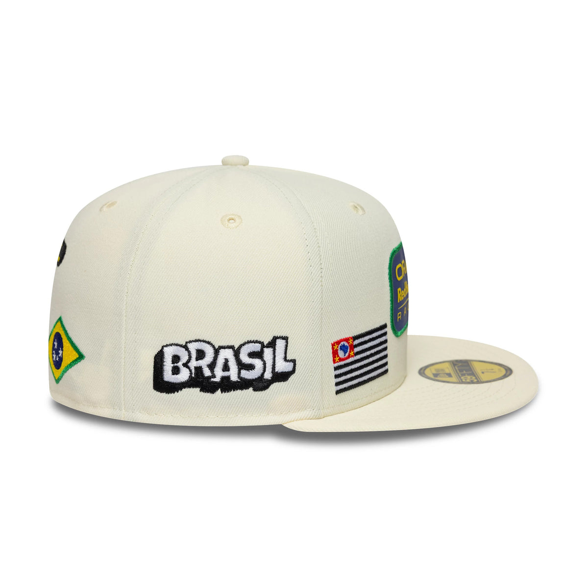 Pictured is this Brazil Race Special Red Bull Racing 59FIFTY Fitted cap in cream. 5