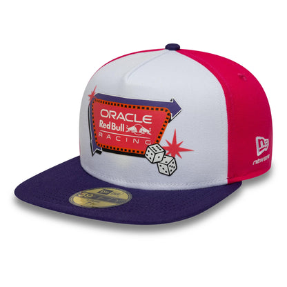 Pictured is this Vegas Race Special Red Bull Racing 59FIFTY A-Frame cap in white. 1