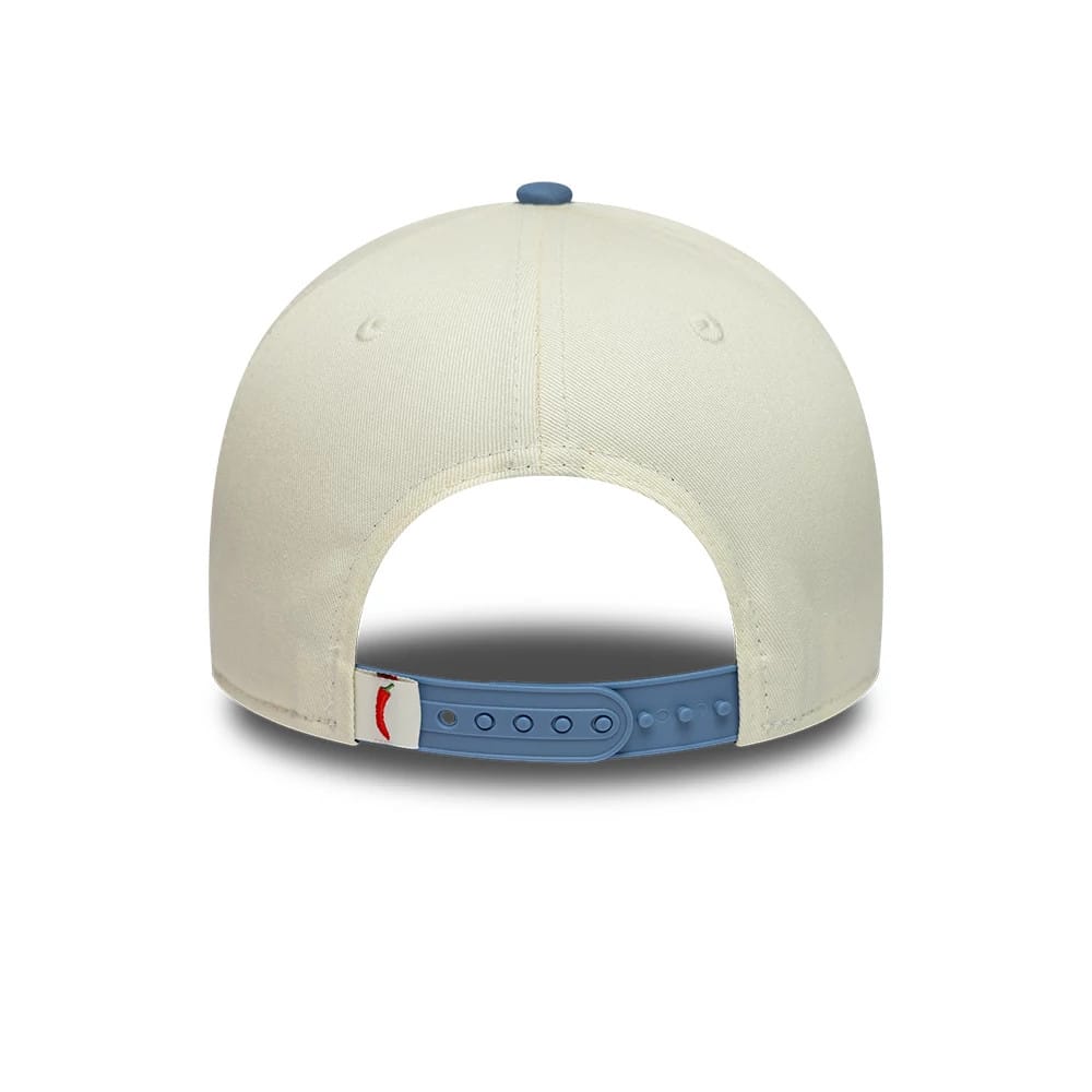Pictured is this Carlos Sainz Team Fifty5 Contrast Visor 9FORTY A-Frame cap in cream. 4