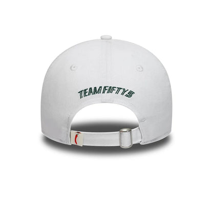 Pictured is this Carlos Sainz Team Fifty5 Chilli 9TWENTY cap in white. 5