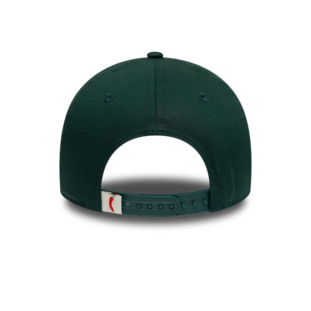 Pictured is this Carlos Sainz TeamPuff Print Puff Print Fifty5 9FORTY A-Frame cap in dark green. 5