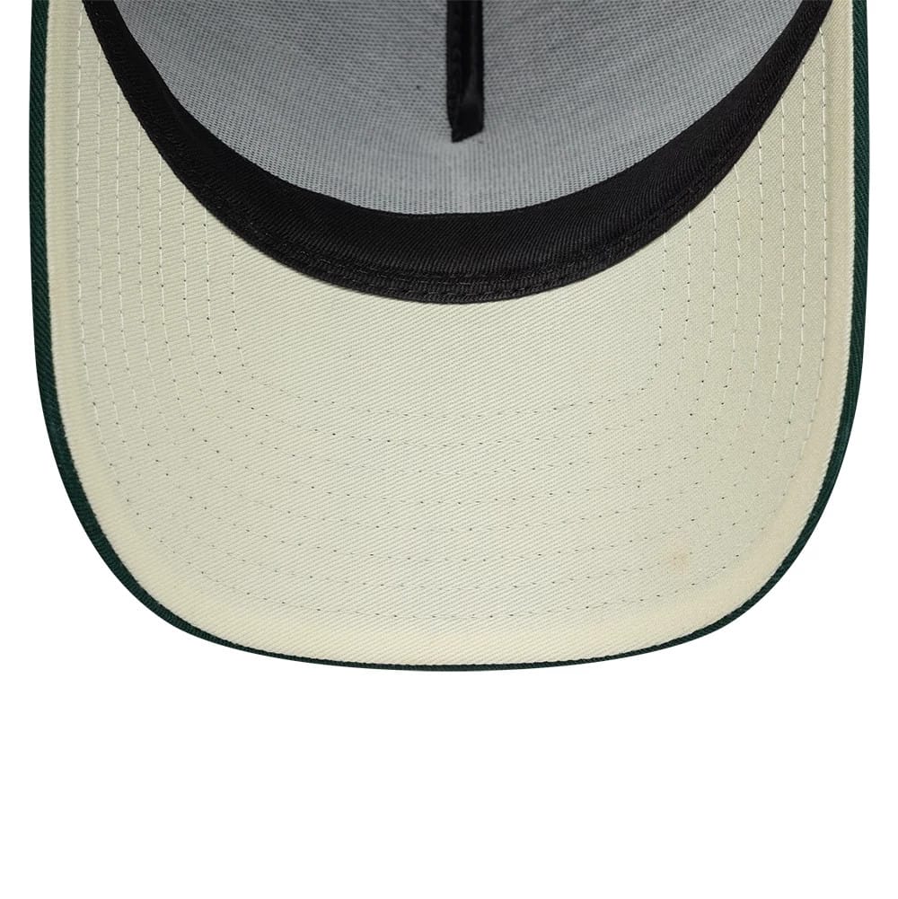 Pictured is this Carlos Sainz TeamPuff Print Puff Print Fifty5 9FORTY A-Frame cap in dark green. 2