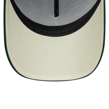 Pictured is this Carlos Sainz TeamPuff Print Puff Print Fifty5 9FORTY A-Frame cap in dark green. 2