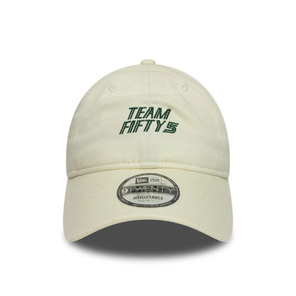 Pictured is this Carlos Sainz Team Fifty5 9TWENTY cap in cream. 3