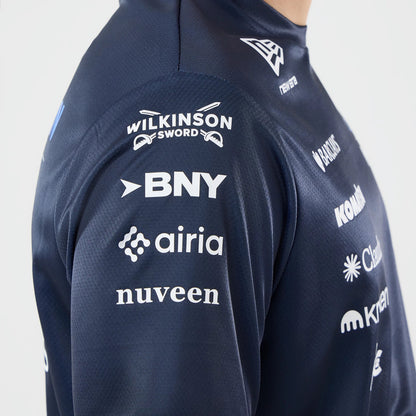 The model is wearing this Singapore Williams Tech T-Shirt in navy. 4