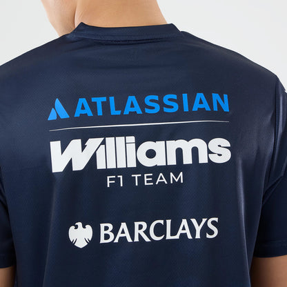 The model is wearing this Singapore Williams Tech T-Shirt in navy. 6