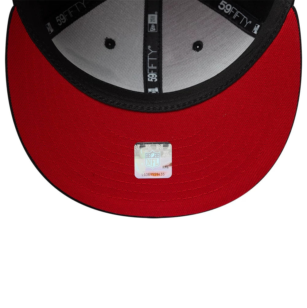 Pictured is this NFL International Games Atlanta Falcons 59FIFTY Fitted cap in black. 7