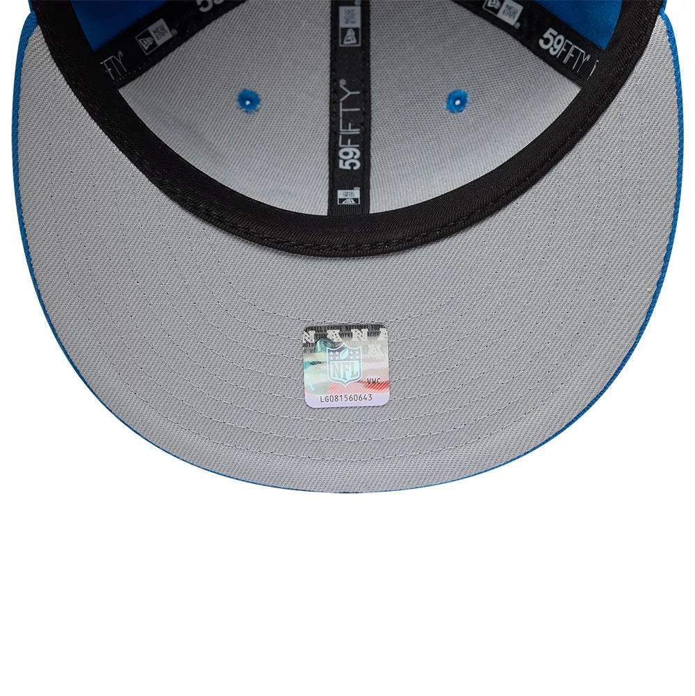 Pictured is this NFL International Games Detroit Lions 59FIFTY Fitted cap in blue. 7