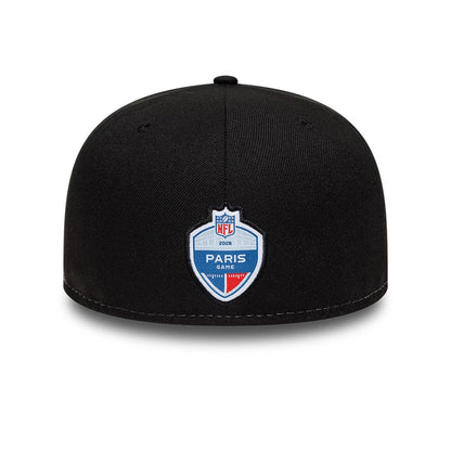 Pictured is this NFL International Games New Orleans Saints 59FIFTY Fitted cap in black. 4
