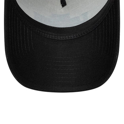 Pictured is this NFL International Series Games 2026 London Jacksonville Jaguars 9FORTY A-Frame Trucker cap in black. 5