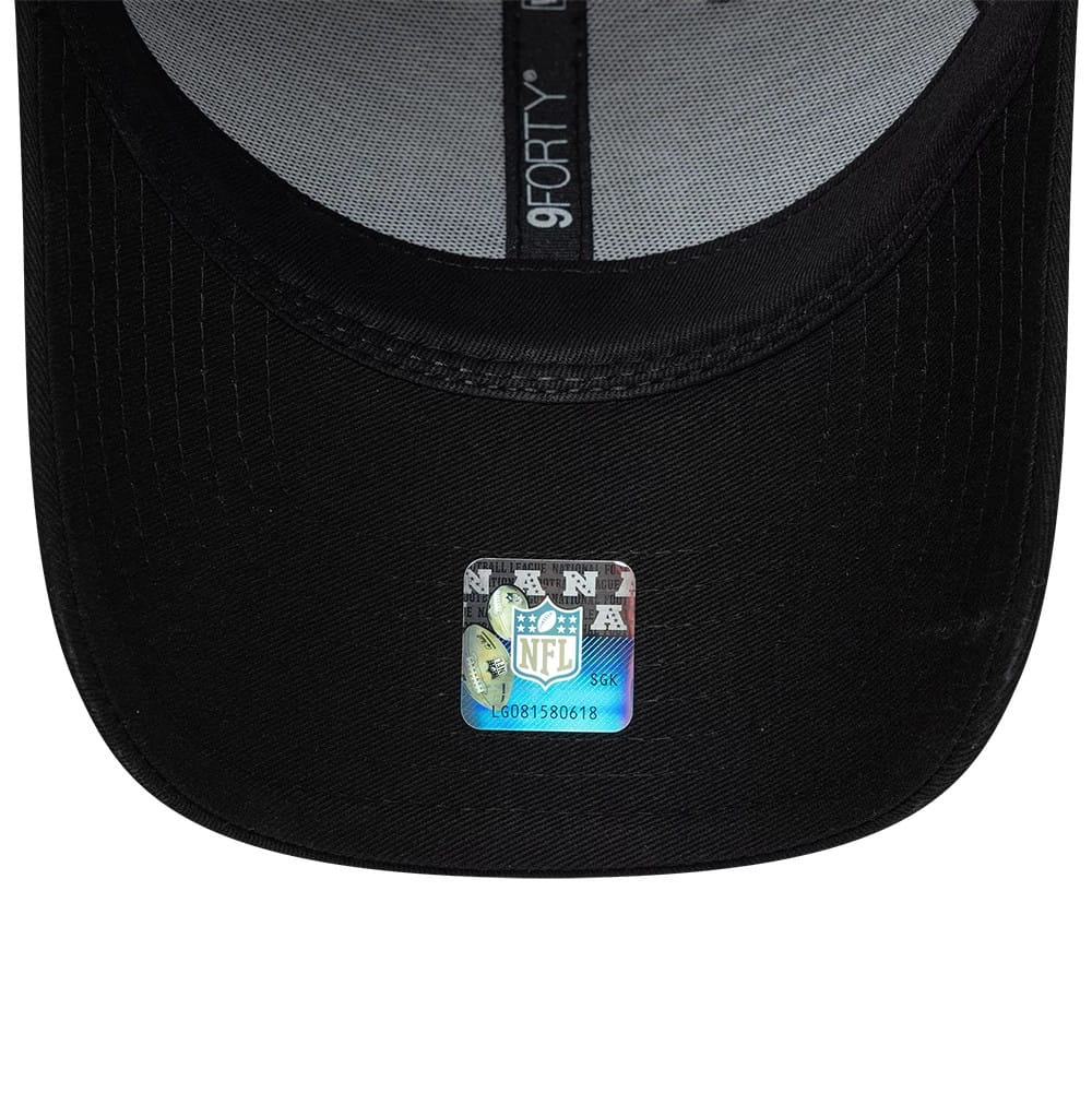 Pictured is this NFL International Series Games 2026 London 9FORTY cap in black. 7