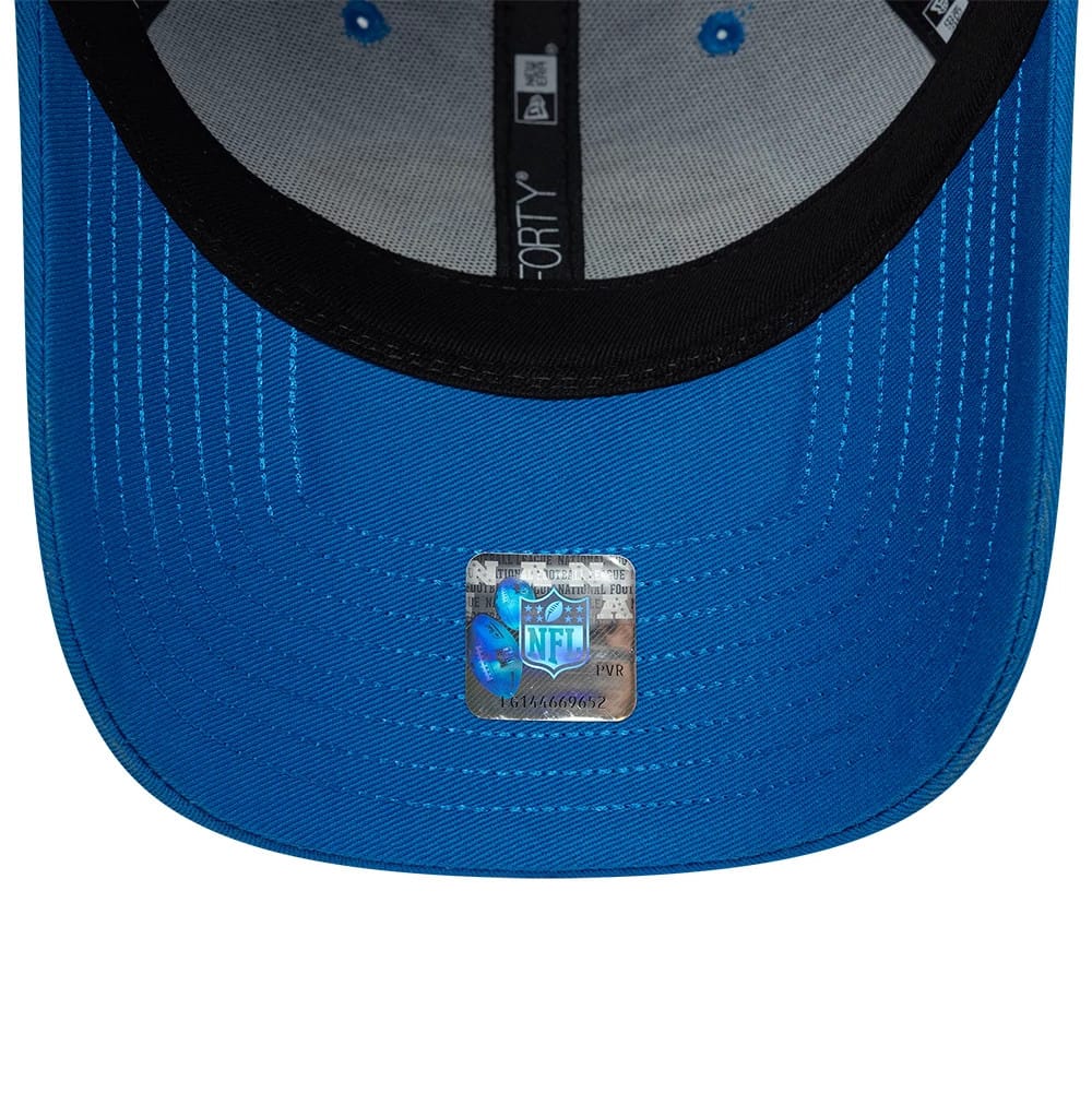 Pictured is this NFL International Series Games 2026 Munich Detroit Lions 9FORTY cap in blue. 7
