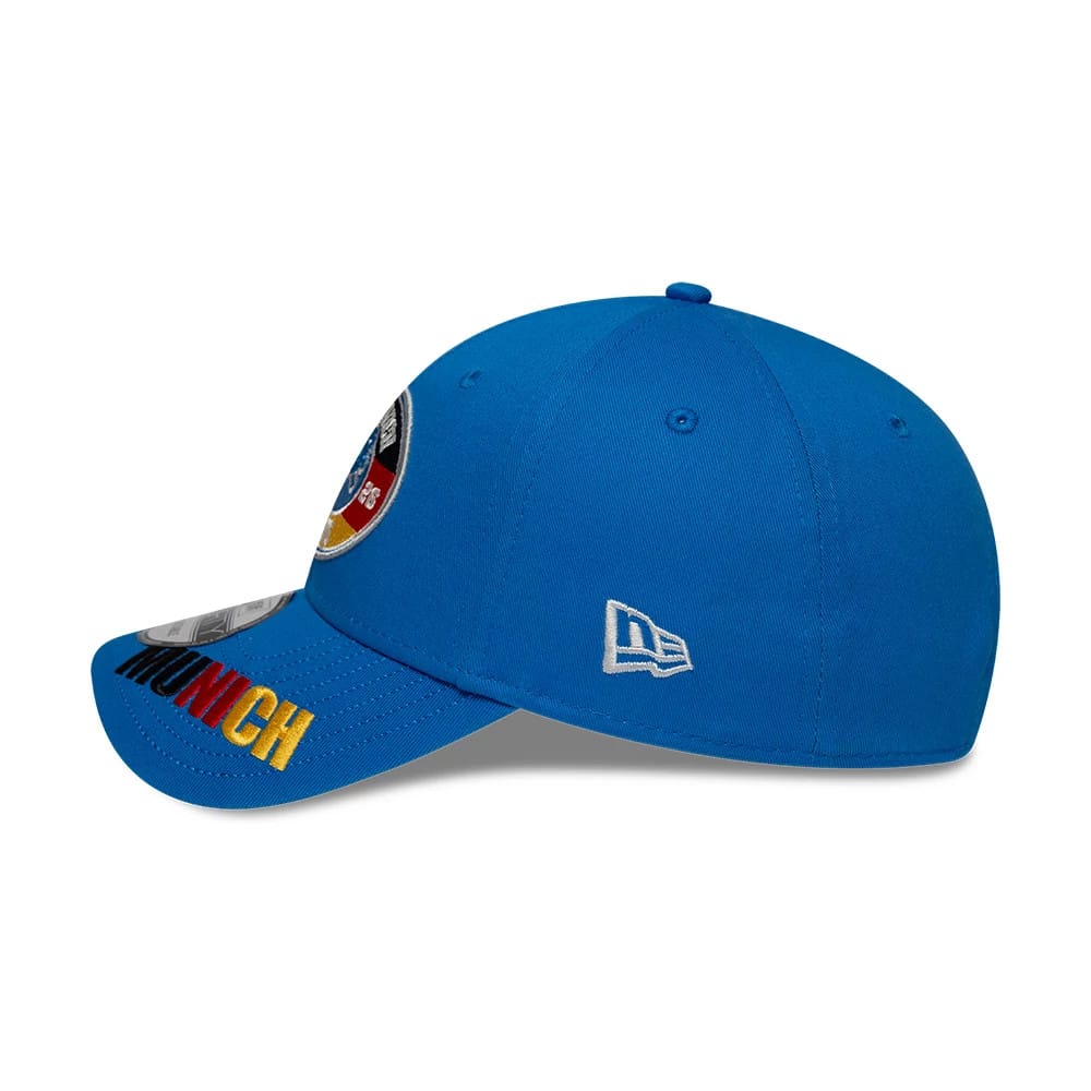Pictured is this NFL International Series Games 2026 Munich Detroit Lions 9FORTY cap in blue. 6