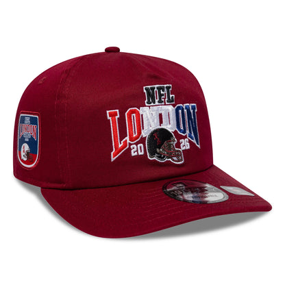 Pictured is this NFL International Games 2026 London Washington Commanders 19TWENTY cap in dark red. 1