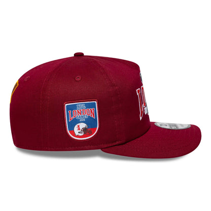 Pictured is this NFL International Series Games 2026 London Washington Commanders 19TWENTY cap in dark red. 6