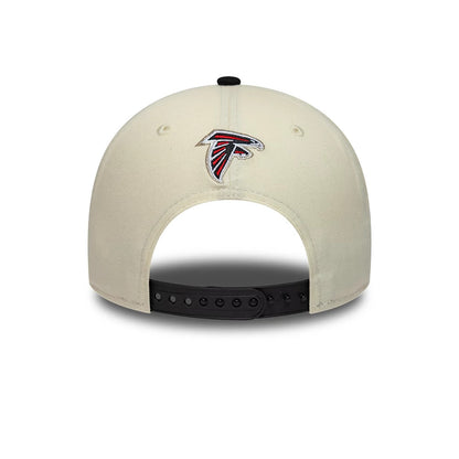 Pictured is this NFL International Series Games 2026 Madrid Atlanta Falcons 9FORTY M-Crown cap in white & black. 5