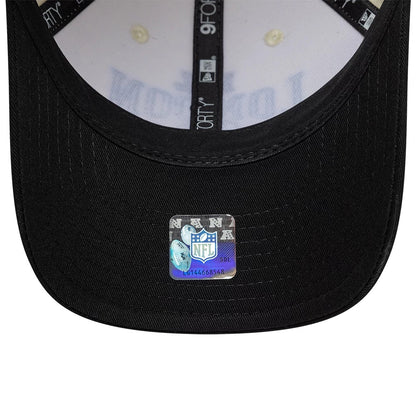 Pictured is this NFL International Games 2026 London Jacksonville Jaguars 9FORTY M-Crown cap in white & black. 7