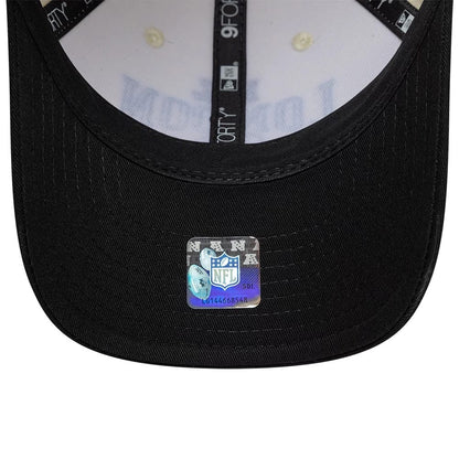 Pictured is this NFL International Series Games 2026 London Jacksonville Jaguars 9FORTY M-Crown cap in white & black. 7