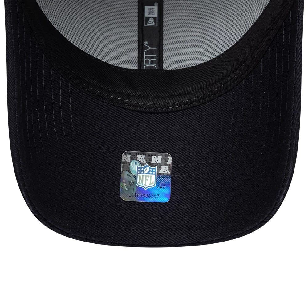 Pictured is this NFL International Series Games 2026 Paris 9FORTY cap in navy. 7