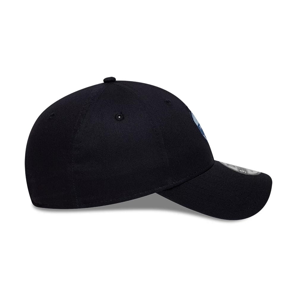 Pictured is this NFL International Series Games 2026 Paris 9FORTY cap in navy. 4